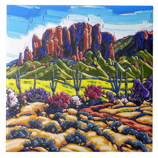 The Superstition Majesty Decorative Tile (Front)