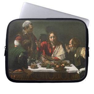 The Supper at Emmaus, 1601 (oil and tempera) Laptop Sleeve