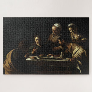The Supper at Emmaus (1606) by Caravaggio Jigsaw Puzzle