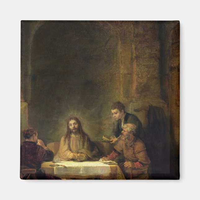 The Supper at Emmaus, 1648 Magnet (Front)