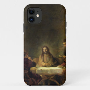 The Supper at Emmaus, 1648 (oil on panel) iPhone 11 Case
