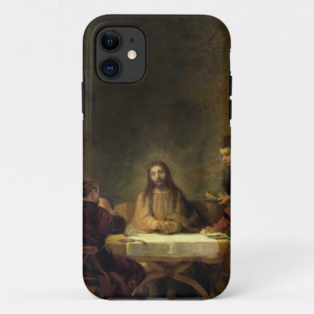 The Supper at Emmaus, 1648 (oil on panel) Case-Mate iPhone Case (Back)