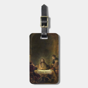 The Supper at Emmaus, 1648 (oil on panel) Luggage Tag