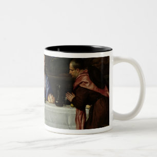 The Supper at Emmaus, c.1535 Two-Tone Coffee Mug