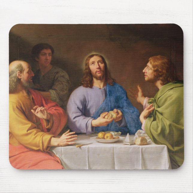 The Supper at Emmaus Mouse Pad (Front)