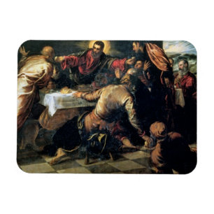 The Supper at Emmaus (oil on canvas) Magnet