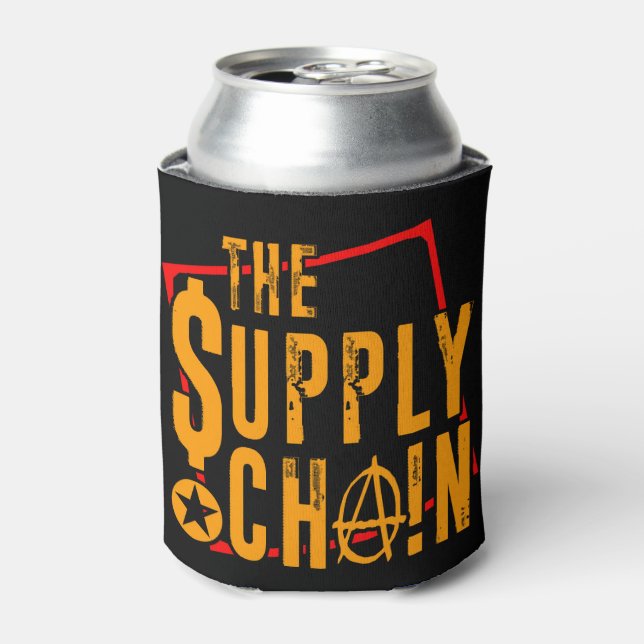 the Supply Chain logo beer can cookie! Can Cooler (Can Front)