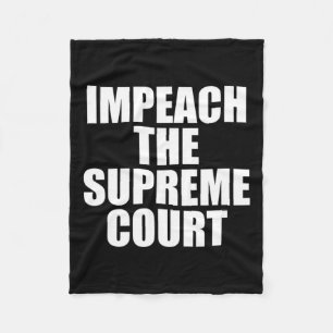 The Supreme Court Political Progressive Fleece Blanket