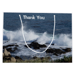 The surf of the Pacific Ocean Large Gift Bag