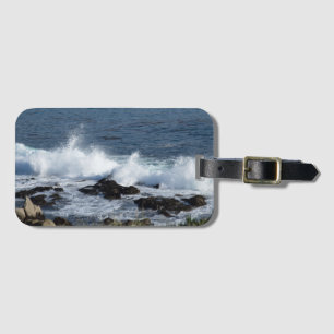 The surf of the Pacific Ocean Luggage Tag