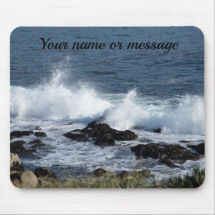The surf of the Pacific Ocean Mouse Pad