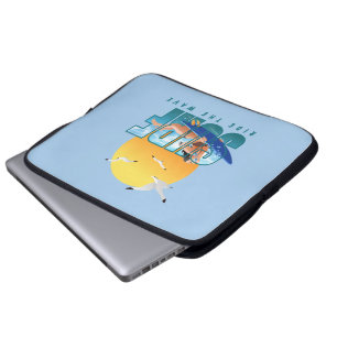 The Surfer Rides the Wave   15" Laptop Sleeve (F)