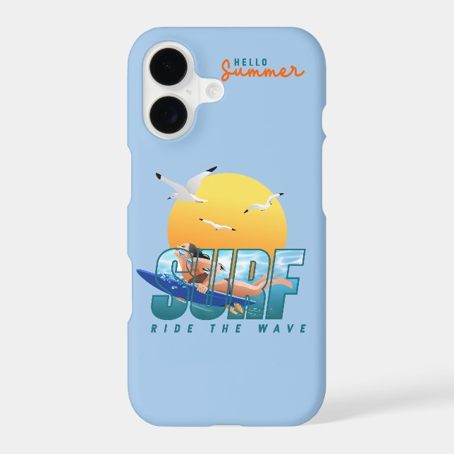 The Surfer Rides the Wave | (F) (Back)