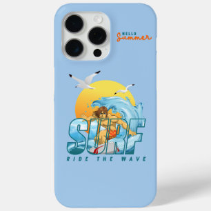 The Surfer Rides the Wave   (M) iPhone 15 Pro Max Case
