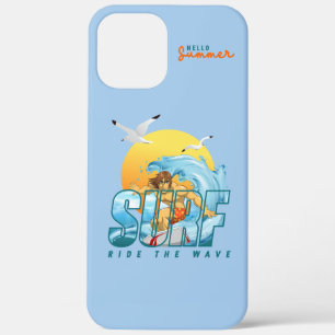 The Surfer Rides the Wave (M) iPhone 12 Pro Max Case
