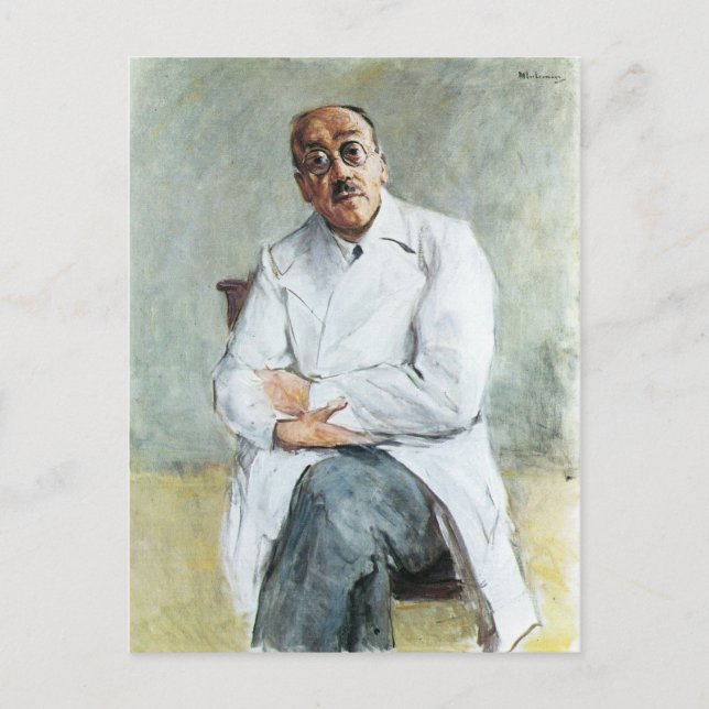 The Surgeon (by Max Liebermann) Postcard (Front)