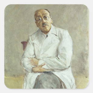 The Surgeon, Ferdinand Sauerbruch, 1932 Square Sticker