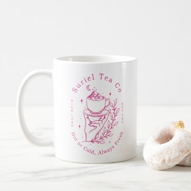 The Suriel Tea Co Company ACOTAR Velaris 1WH10 Coffee Mug (With Donut)