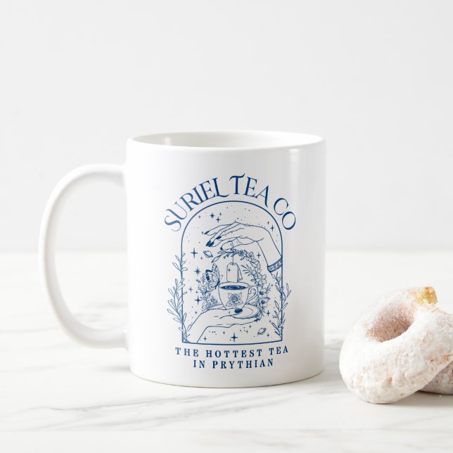 The Suriel Tea Co Company ACOTAR Velaris 3WH2 Coffee Mug (With Donut)