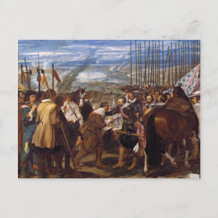 The Surrender of Breda or The Lances by Velázquez Postcard