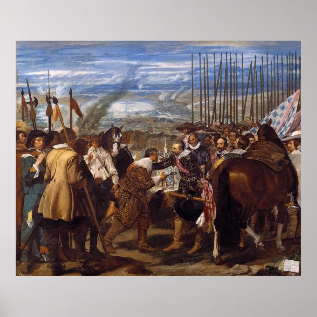 The Surrender of Breda or The Lances by Velázquez Poster (Front)
