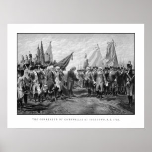 The Surrender Of Cornwallis At Yorktown Poster