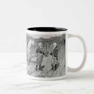 The Surrender of Cornwallis at Yorktown Two-Tone Coffee Mug