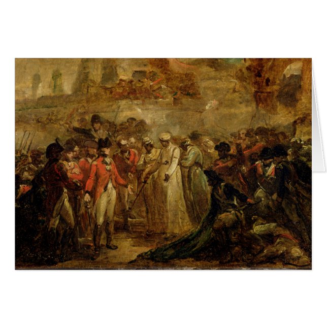 The Surrender of the Two Sons of Tipu Sahib (1749- (Front Horizontal)