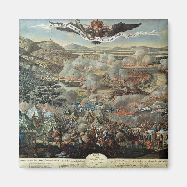 The Surrounding of Vienna by the Turks in 1683 Magnet (Front)