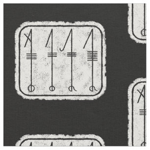 THE SVEFNTHORN Viking Symbol Fabric