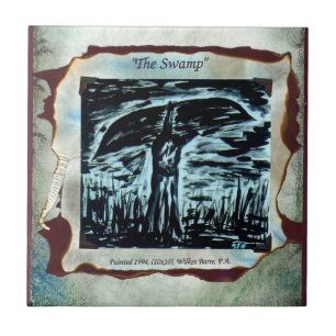 The Swamp Ceramic Tile