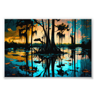 The Swamp, Louisiana Art, Louisiana, New Orleans Photo Print