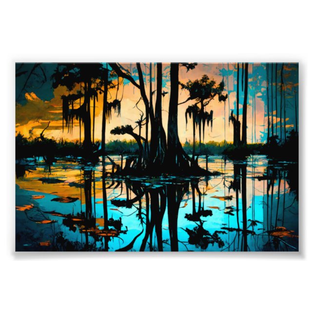 The Swamp, Louisiana Art, Louisiana, New Orleans Photo Print (Front)