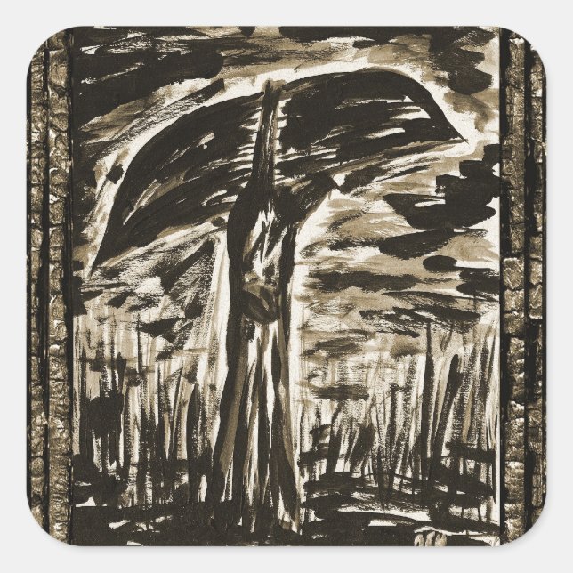 The Swamp Square Sticker (Front)