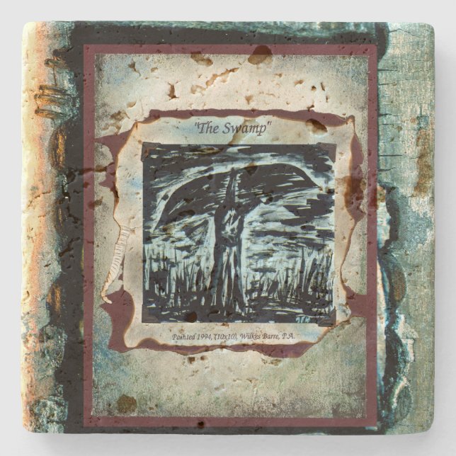 The Swamp Stone Coaster (Front)