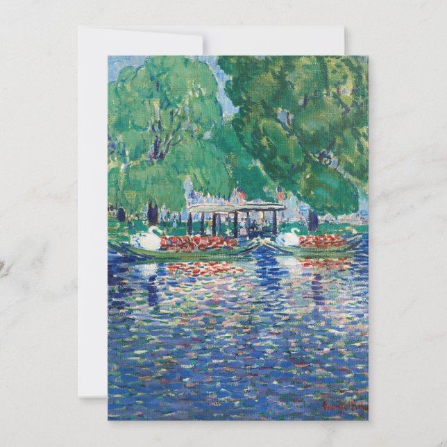 The Swan Boats | George Luks (Front)