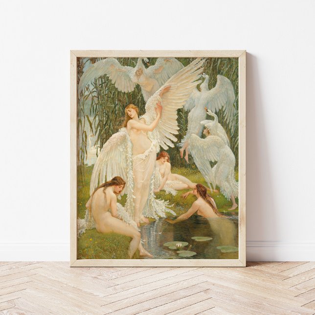 The Swan Maidens | Walter Crane Poster (Creator Uploaded)