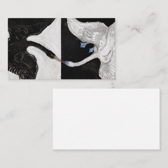 The Swan, No.1 by Hilma af Klint Business Card (Front/Back)