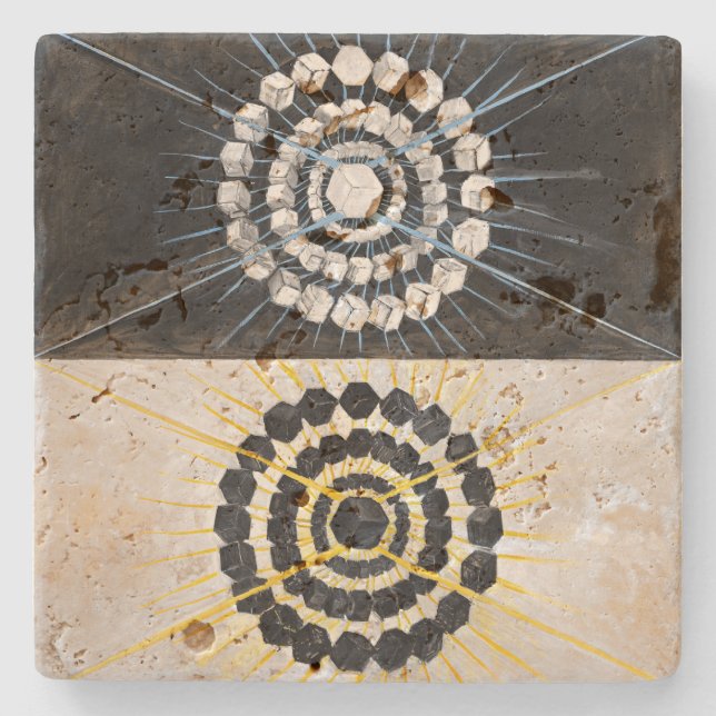 The Swan, No 8 | Hilma af Klint | Stone Coaster (Front)