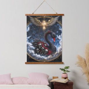 The Swan of Forgotten Souls.  Hanging Tapestry