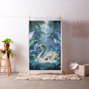 The Swan of Forgotten Waters.  Fabric