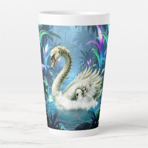 The Swan of Forgotten Waters. Latte Mug