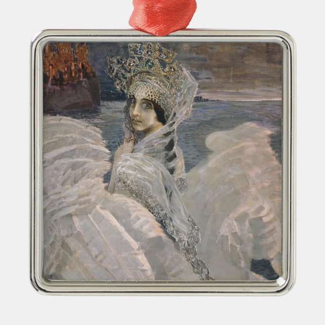 The Swan Princess Metal Ornament (Front)