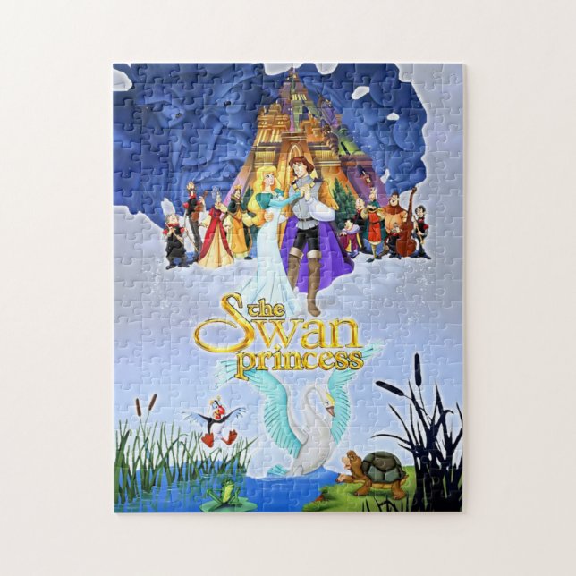 The Swan Princess Personalised Photo Puzzle (Vertical)