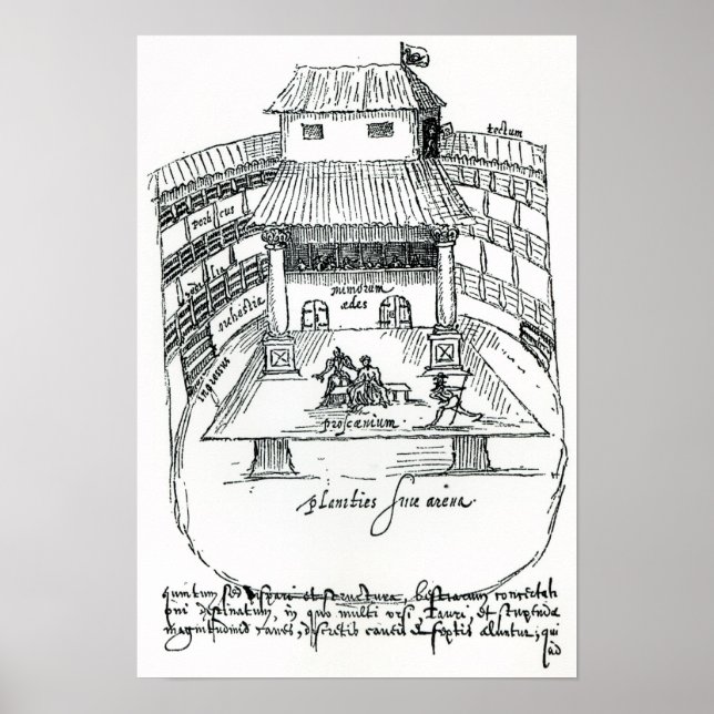 The Swan Theatre, Southwark Poster (Front)