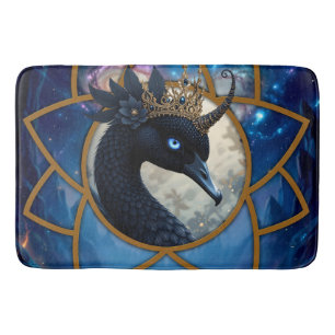 The Swan Who Guards the Moon.   Bath Mat