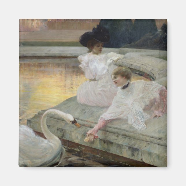 The Swans, 1900 Magnet (Front)
