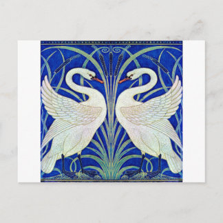 The Swans by Walter Crane Postcard