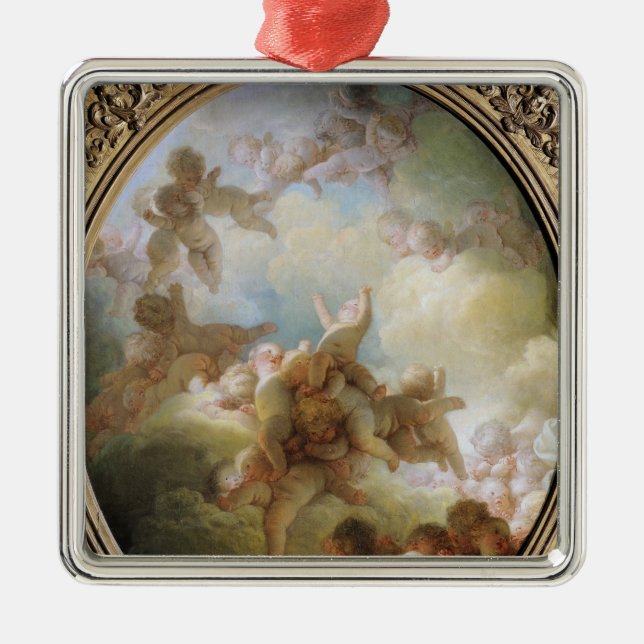The Swarm of Cupids, c.1767 Metal Ornament (Front)