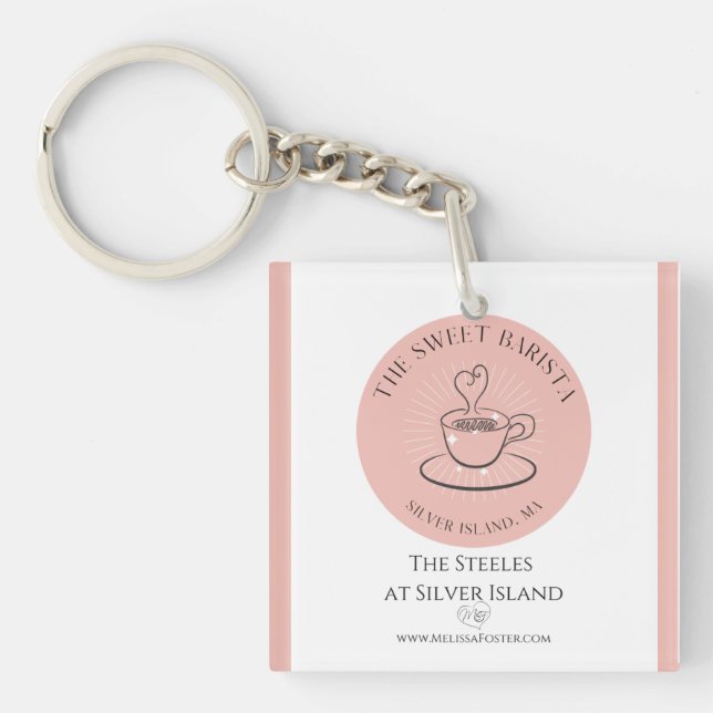 The Sweet Barista Keychain (Front)